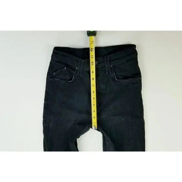 Mother 28X29 The Diamond Swooner Not Guilty Women's Black Denim Skinny Jeans USA - Picture 5 of 15